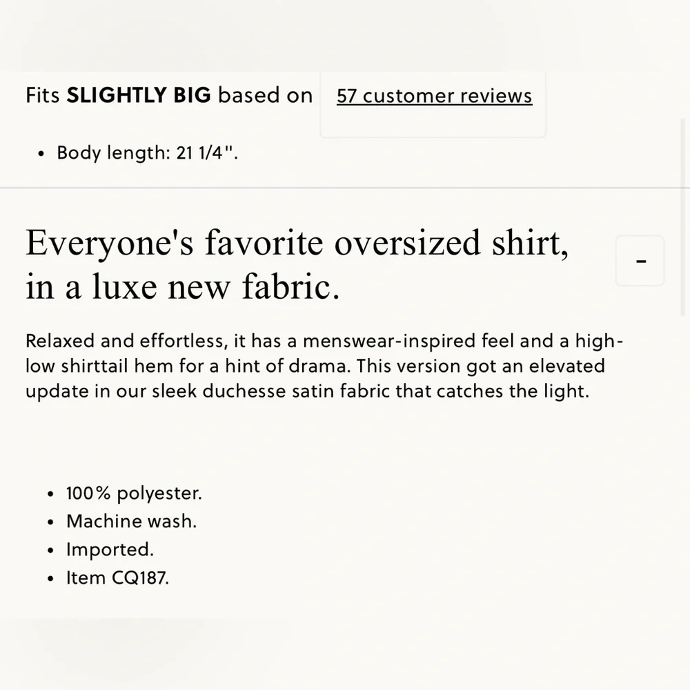 J Crew Etienne French Press Cropped Button Up Shirt in Duchesse Satin